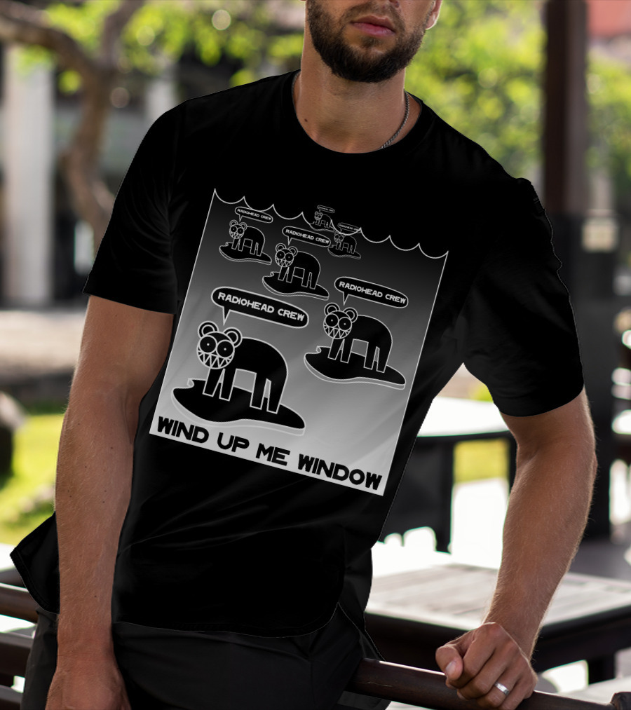 RADIOHEAD CREW WIND UP ME WINDOW T-Shirt