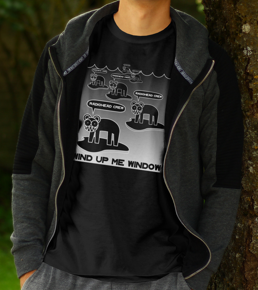 RADIOHEAD CREW WIND UP ME WINDOW T-Shirt