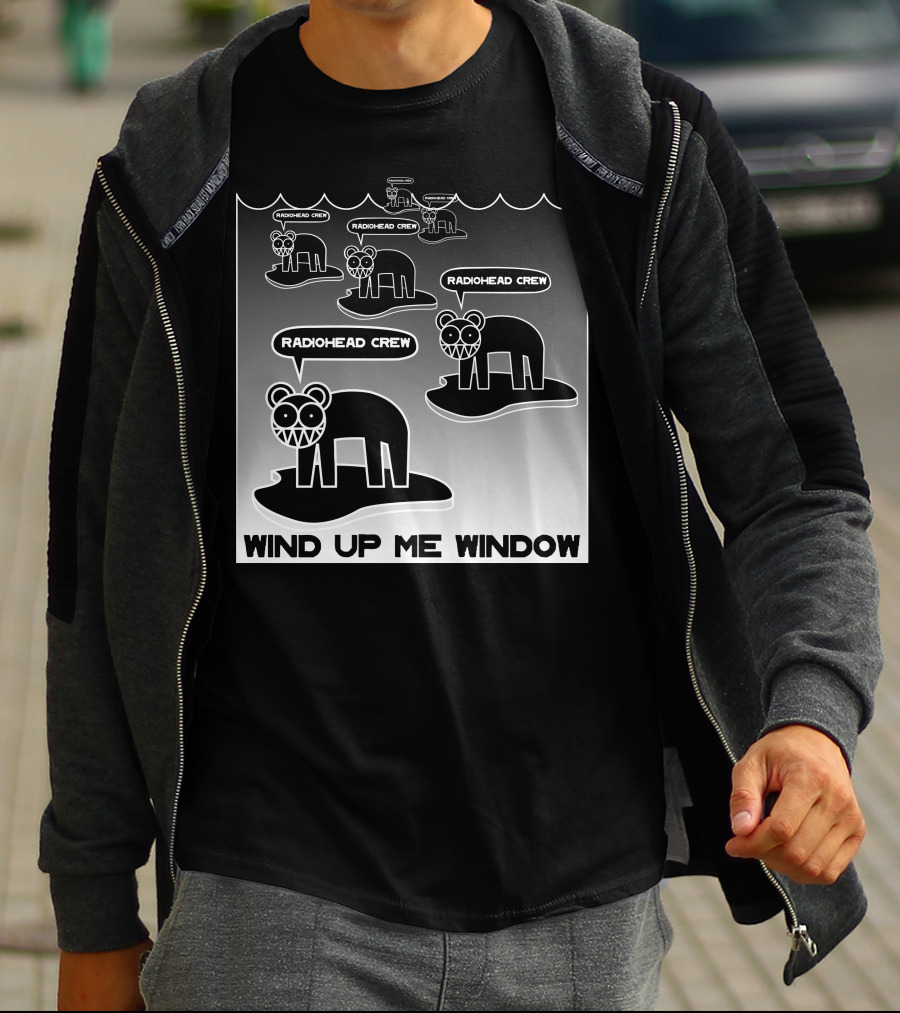 RADIOHEAD CREW WIND UP ME WINDOW T-Shirt