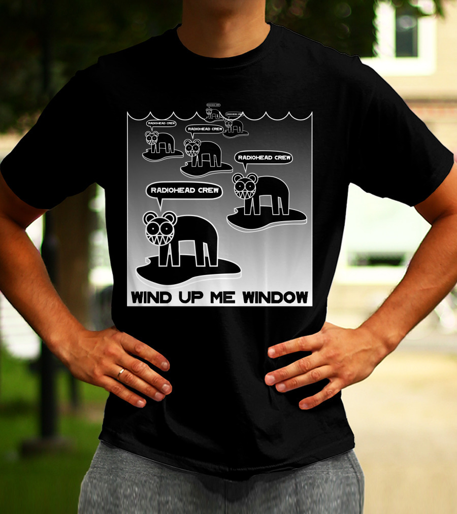 RADIOHEAD CREW WIND UP ME WINDOW T-Shirt