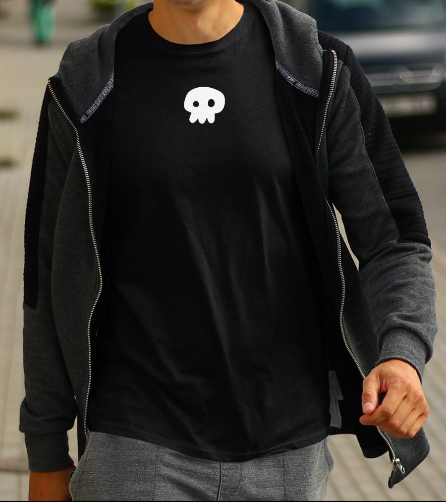 Seth Merch Skull оформление Black Top T-Shirt