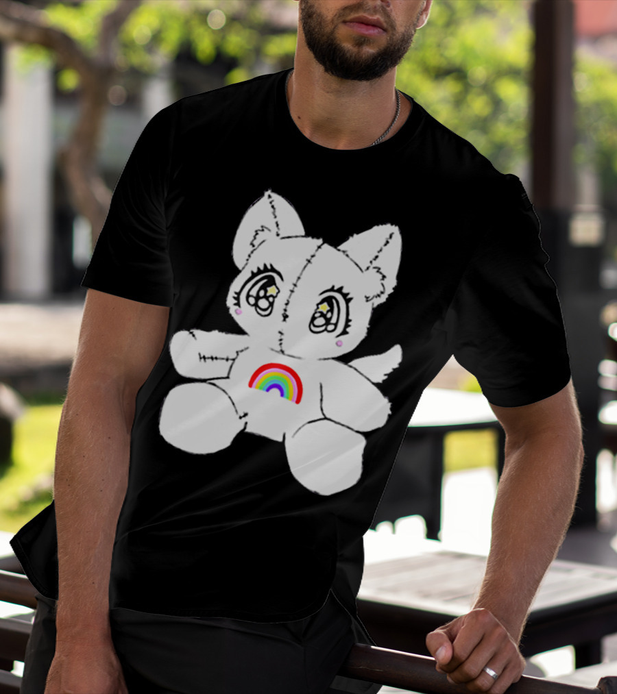 Slayyyter Rainbow Cat Plushie T-Shirt