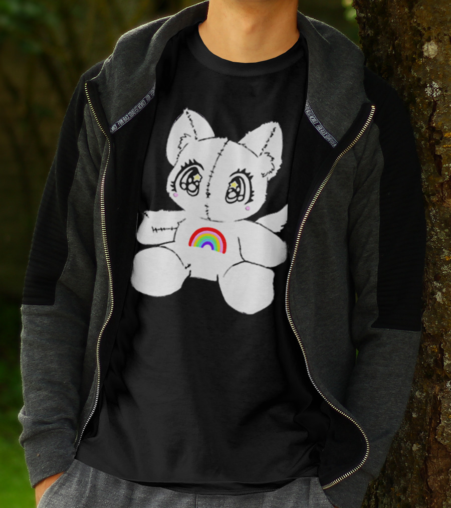 Slayyyter Rainbow Cat Plushie T-Shirt