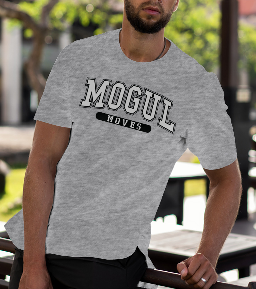 Mogul Moves Athletic Style Lettering T-Shirt