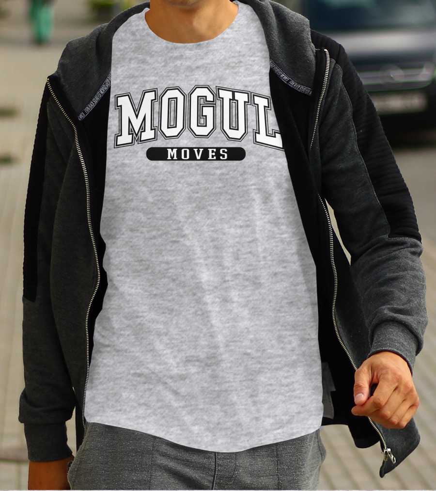Mogul Moves Athletic Style Lettering T-Shirt