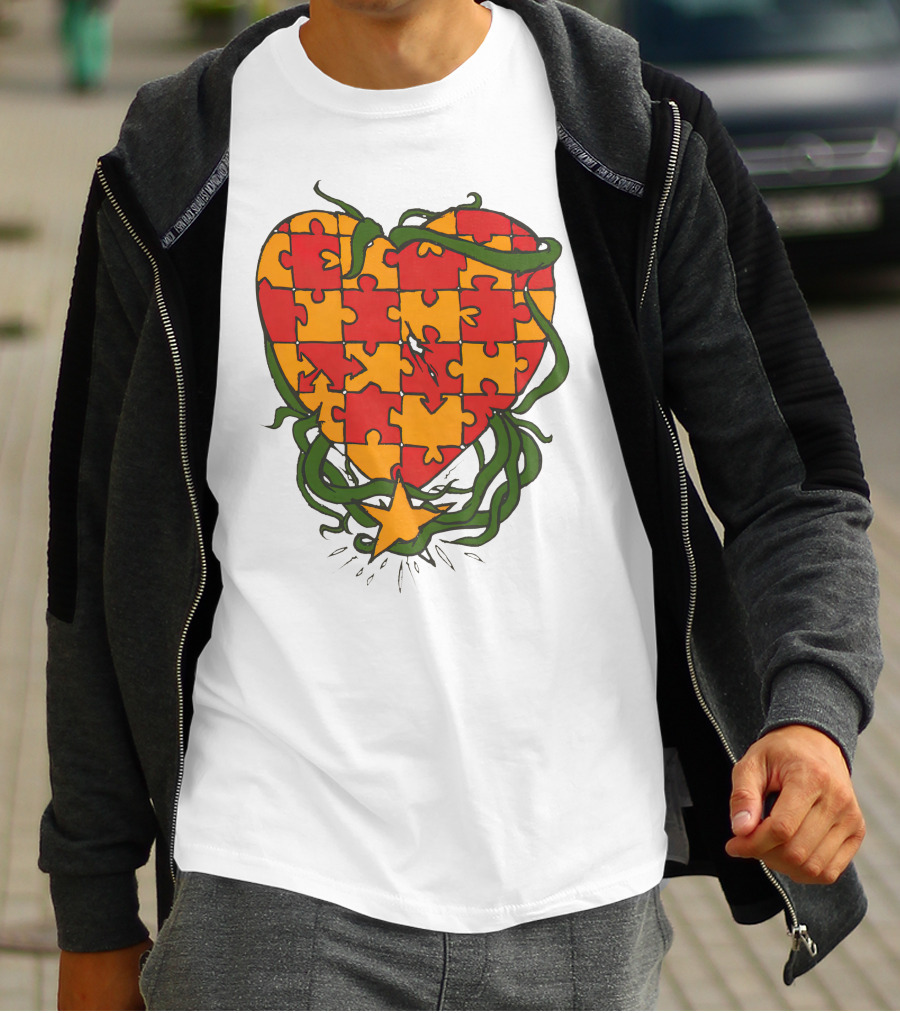 Gallery Dept Heart Puzzle And Vine T-Shirt