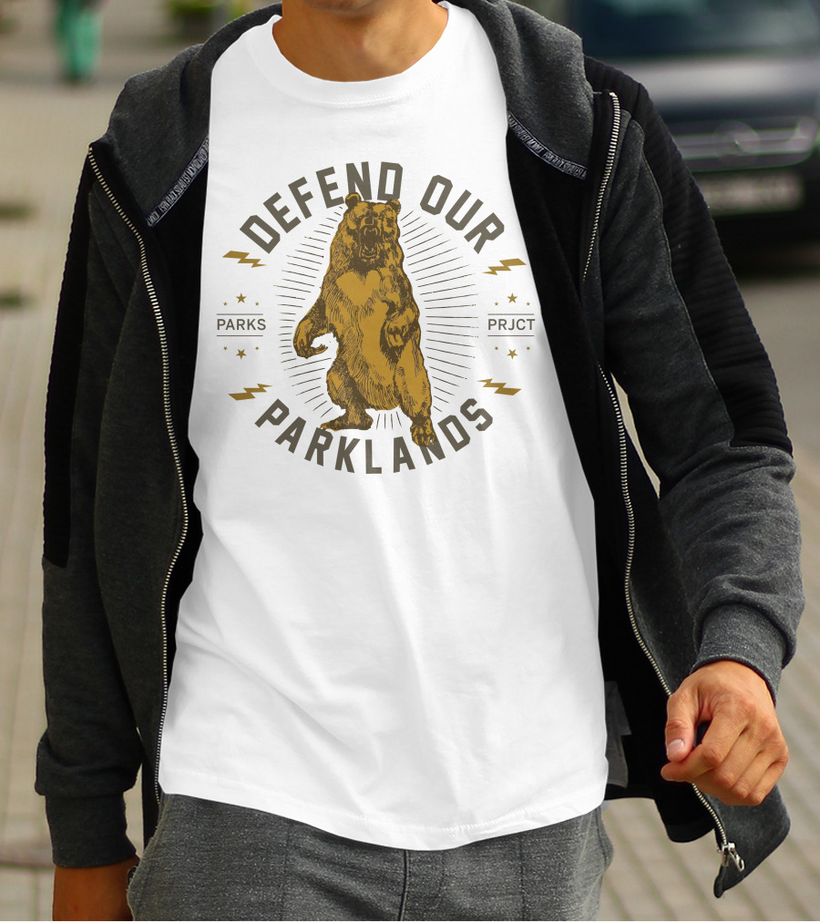 Defend Our Parklands Bear Parks Project T-Shirt