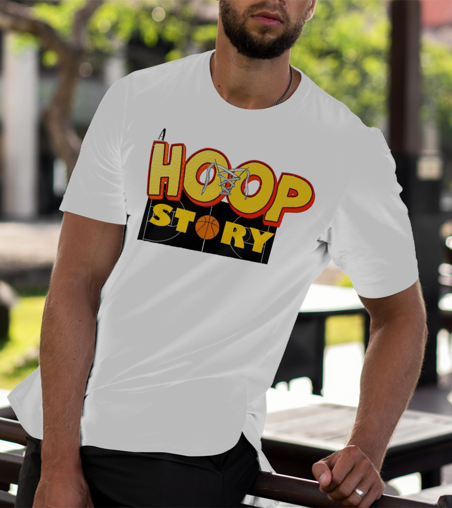 A Hoop Story Basketball Court T-Shirt