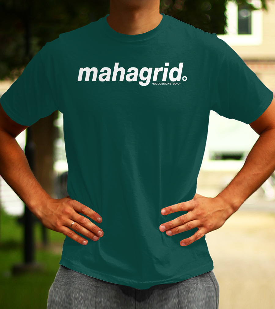 Mahagrid MGDESIGNSTUDIO Forest Green T-Shirt