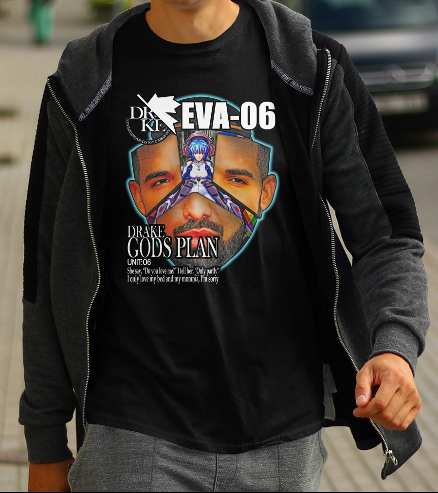 DRAKE EVA-06 GODS PLAN UNIT 06 T-Shirt