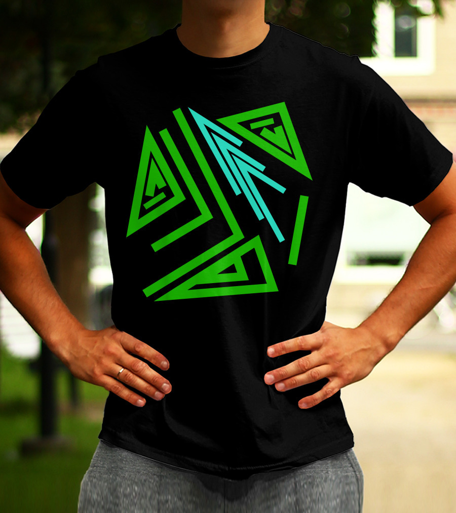 Mystical Geometry Alchemy Symbol And Magic Runes Sign T-Shirt