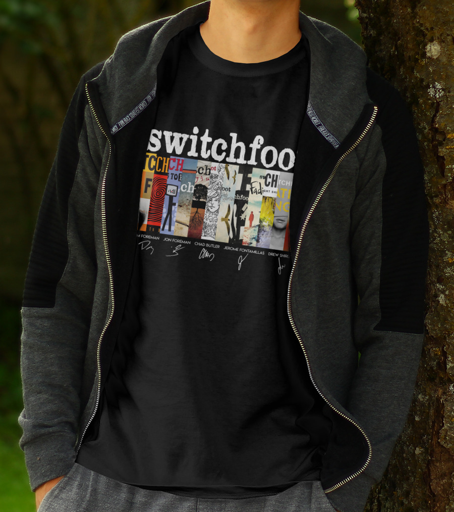 Switchfoot Albums Tim Foreman Jon Foreman Chad Butler Jerome Fontamillas Drew Shirley T-Shirt