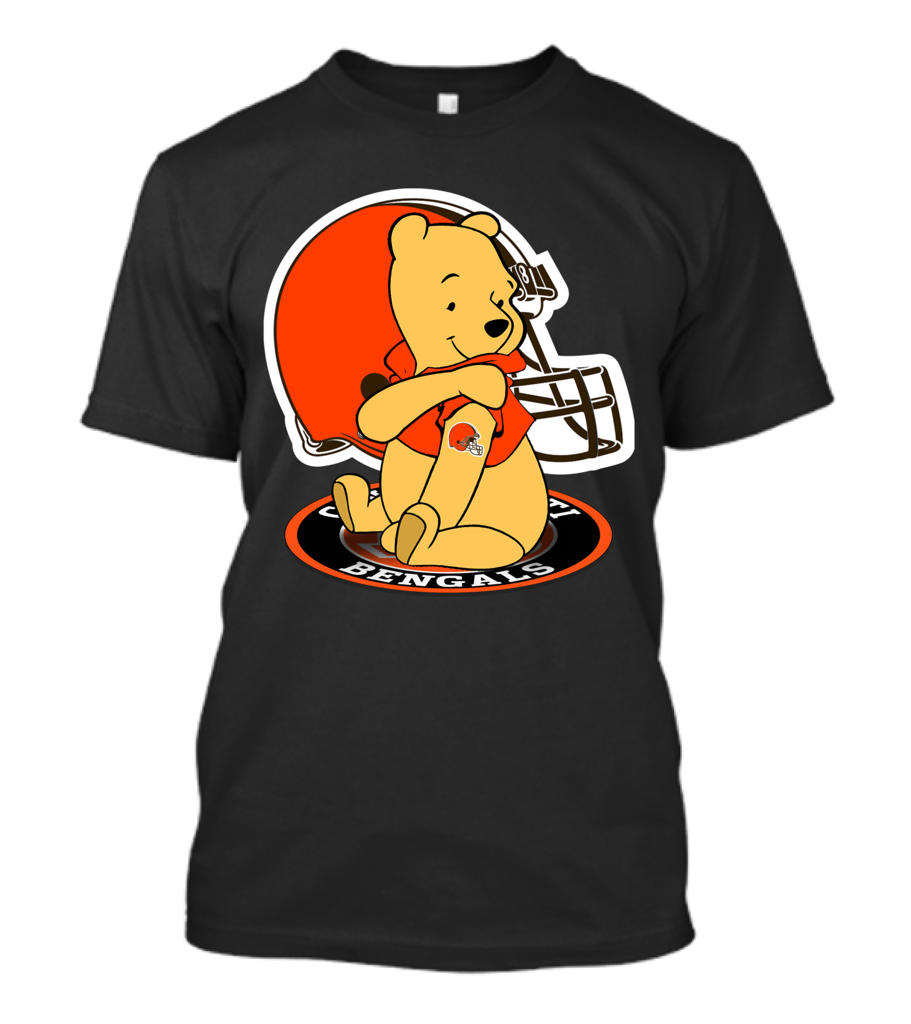 Pooh Browns Cincinnati Bengals T-Shirt