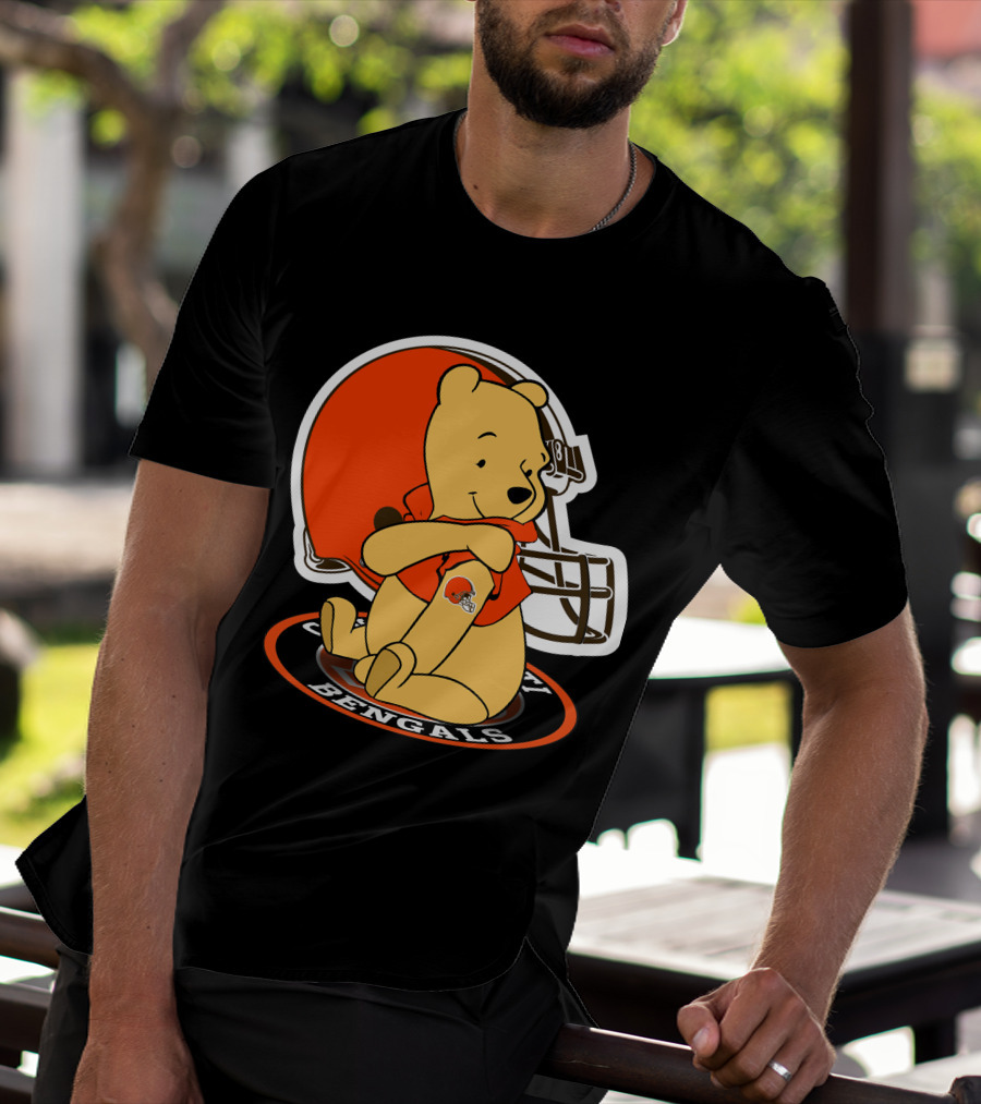 Pooh Browns Cincinnati Bengals T-Shirt