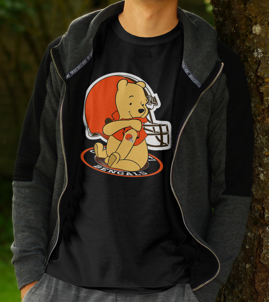 Pooh Browns Cincinnati Bengals T-Shirt