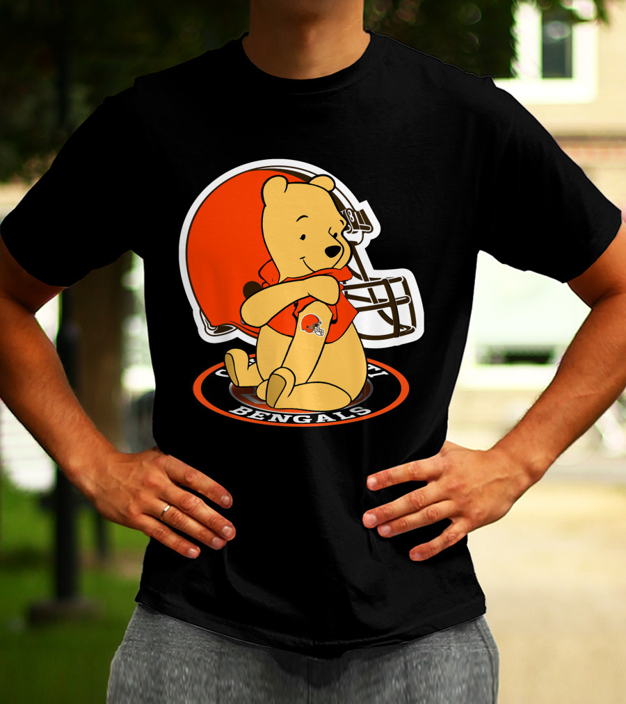Pooh Browns Cincinnati Bengals T-Shirt