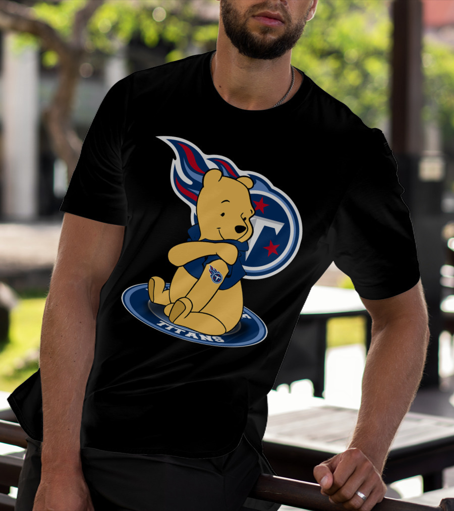 Tennessee Titans Pooh Bear Fan Crossover T-Shirt
