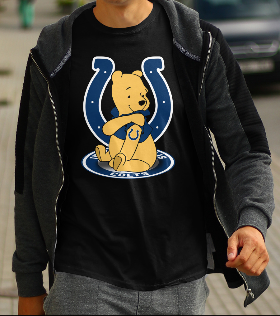 Winnie The Pooh Indianapolis Colts Fan T-Shirt