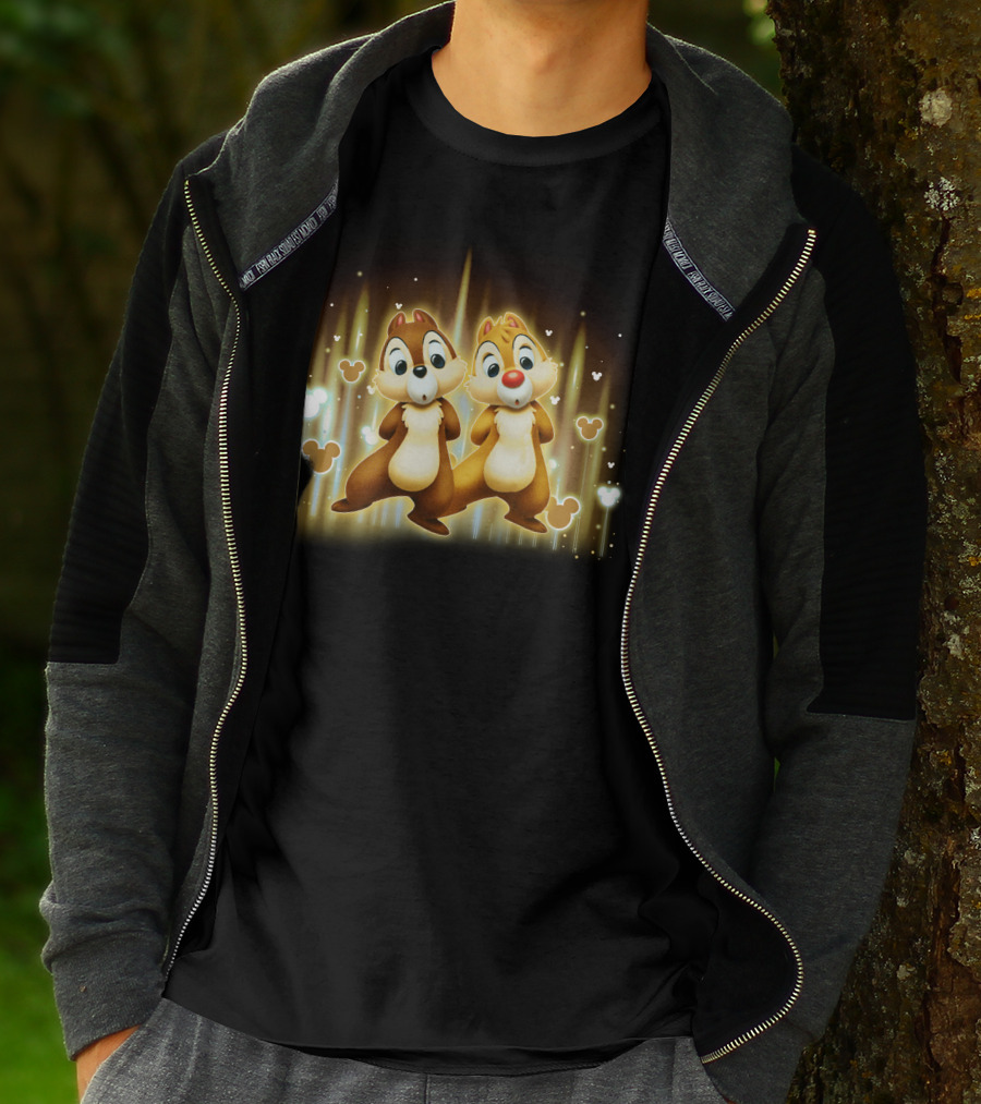 Chip And Dale Mickey Mouse Love T-Shirt