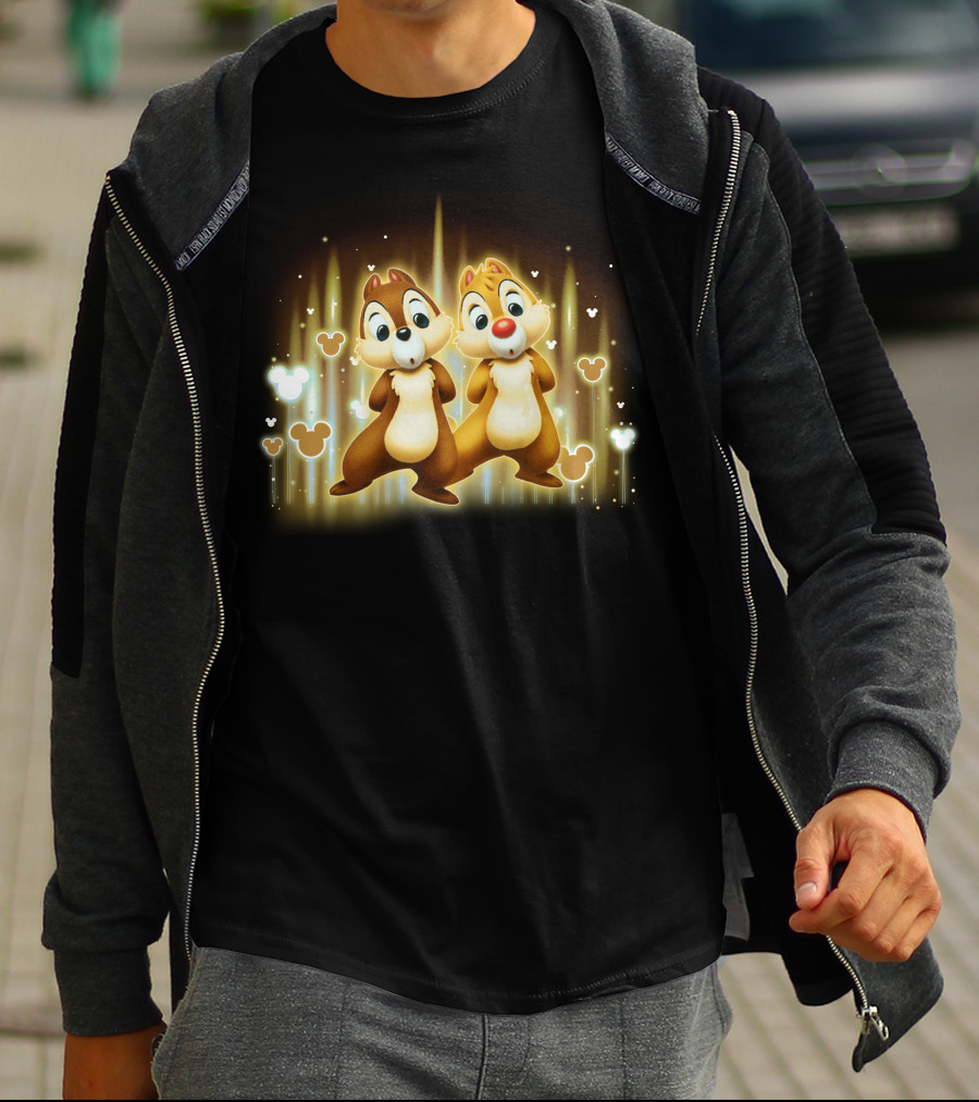 Chip And Dale Mickey Mouse Love T-Shirt