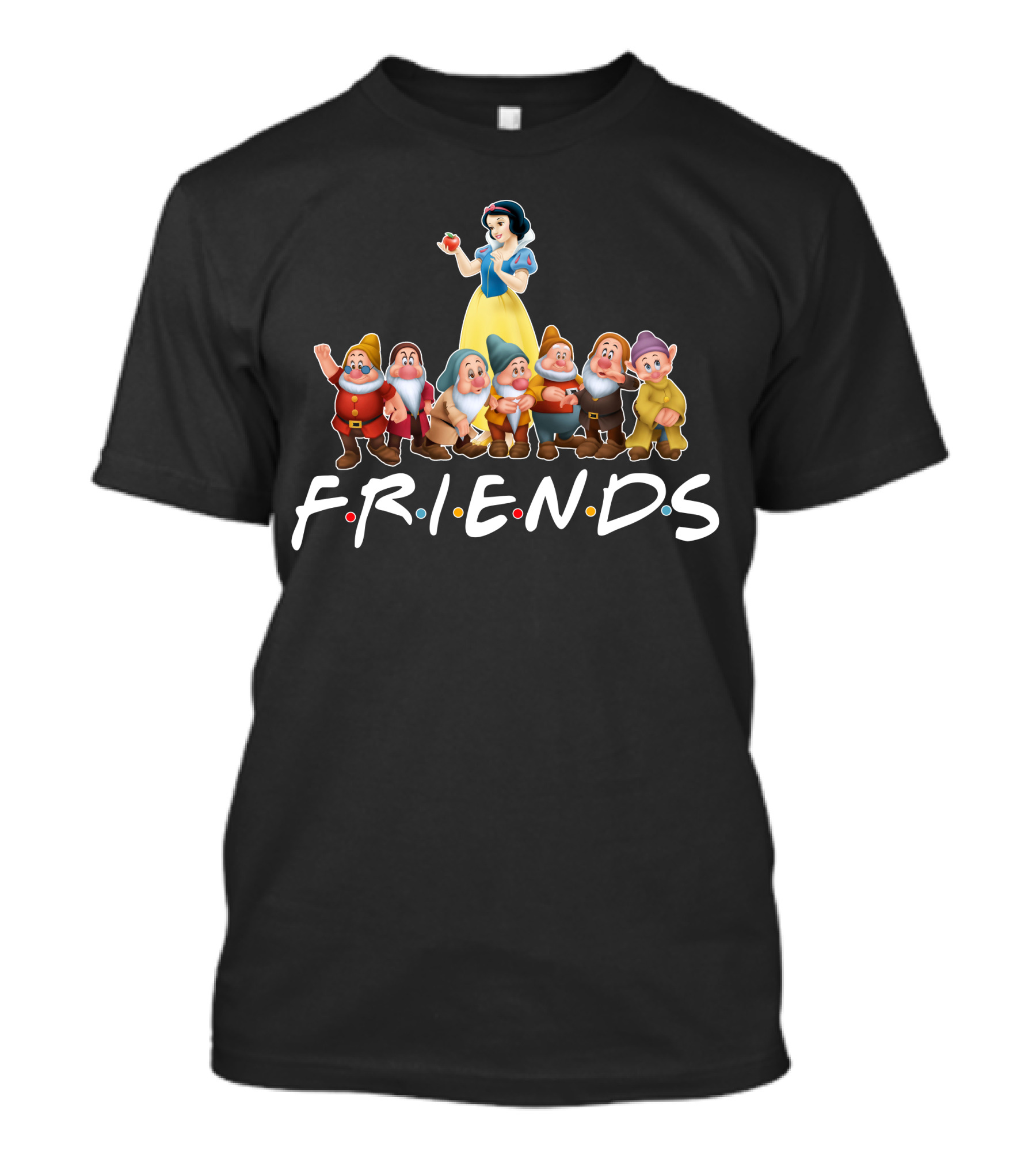 Snow White Seven Dwarfs Friends Reunion T-Shirt