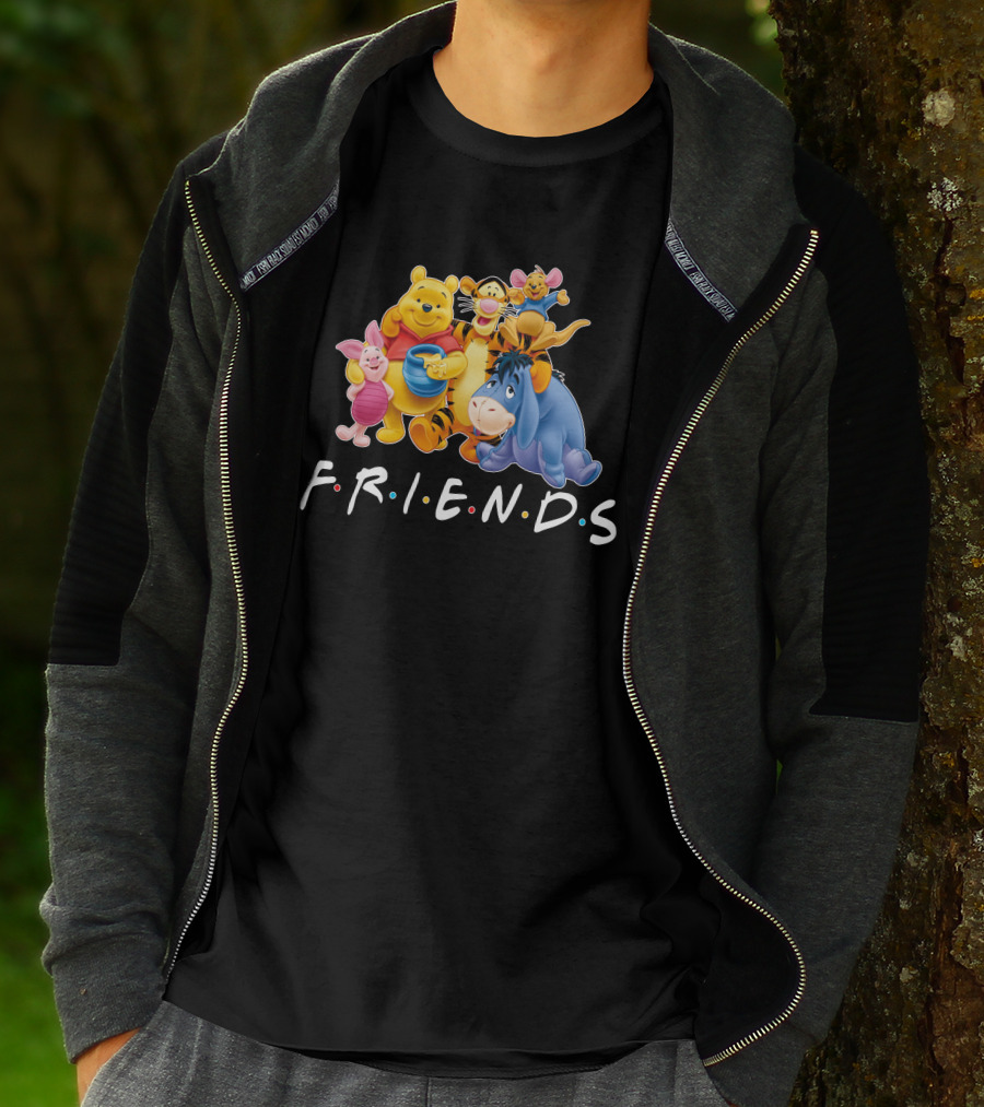 FRIENDS Winner The Pooh Characters With Classic T-Shirt