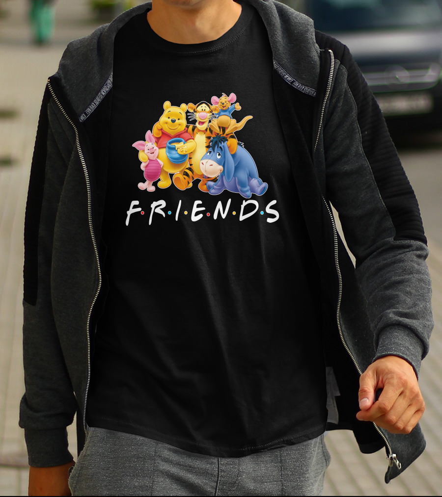 FRIENDS Winner The Pooh Characters With Classic T-Shirt