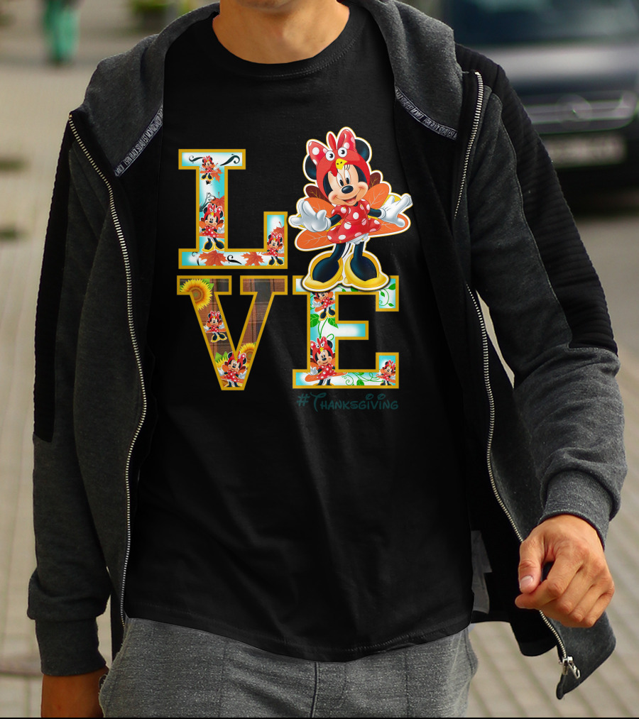 LOVE Minnie Thanksgiving T-Shirt