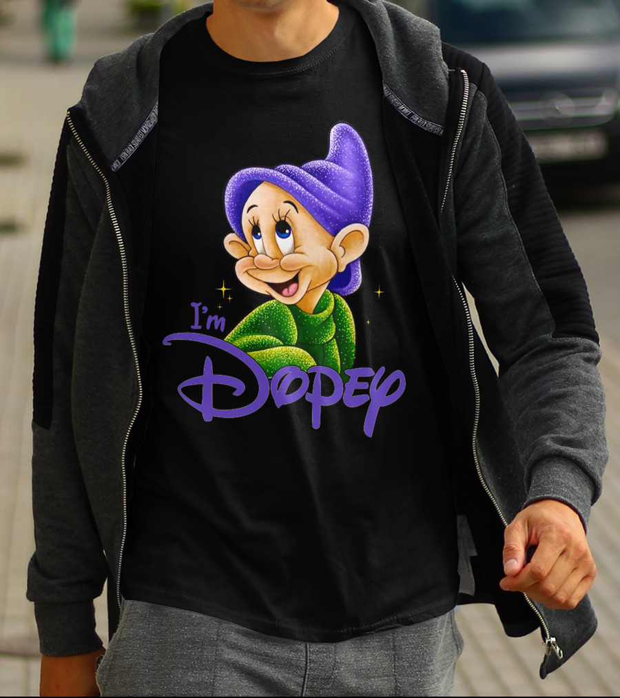 I'm Dopey Disney Character Sparkling T-Shirt