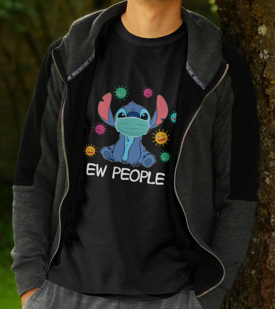 Stitch Mask Virus Ew People T-Shirt