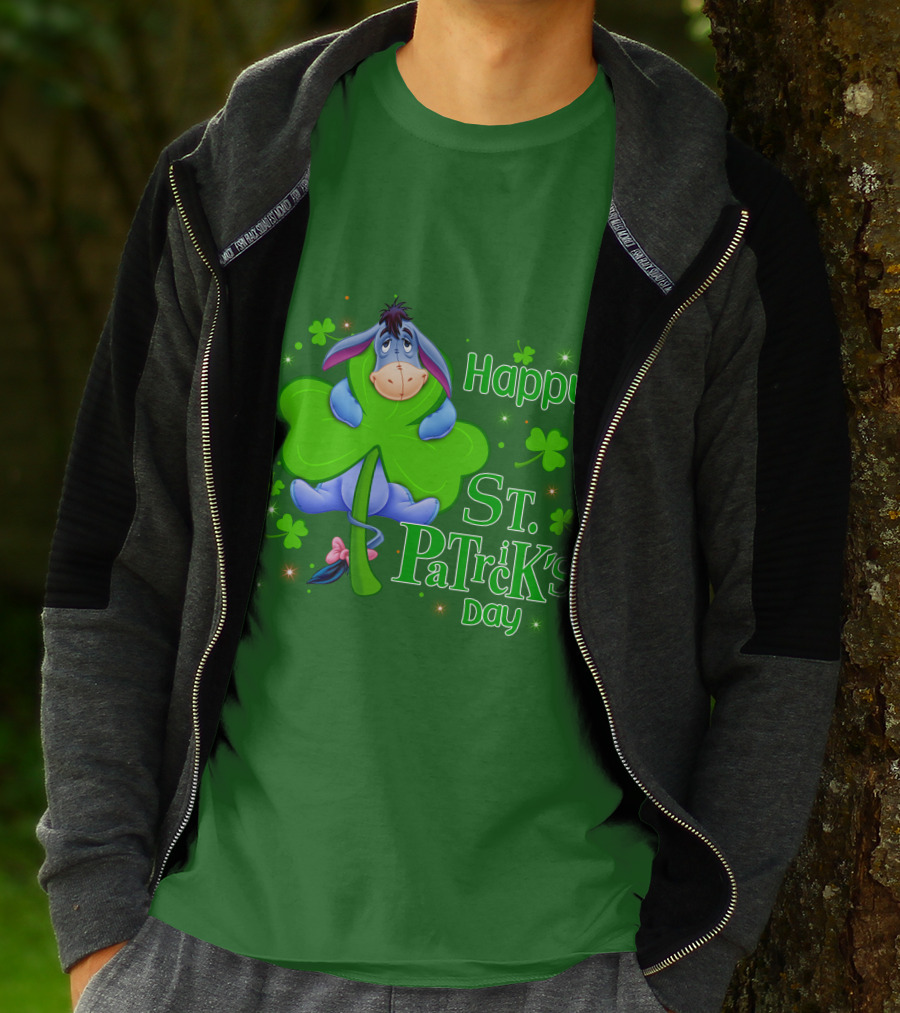 Happy Eeyore St. Patrick's Day T-Shirt