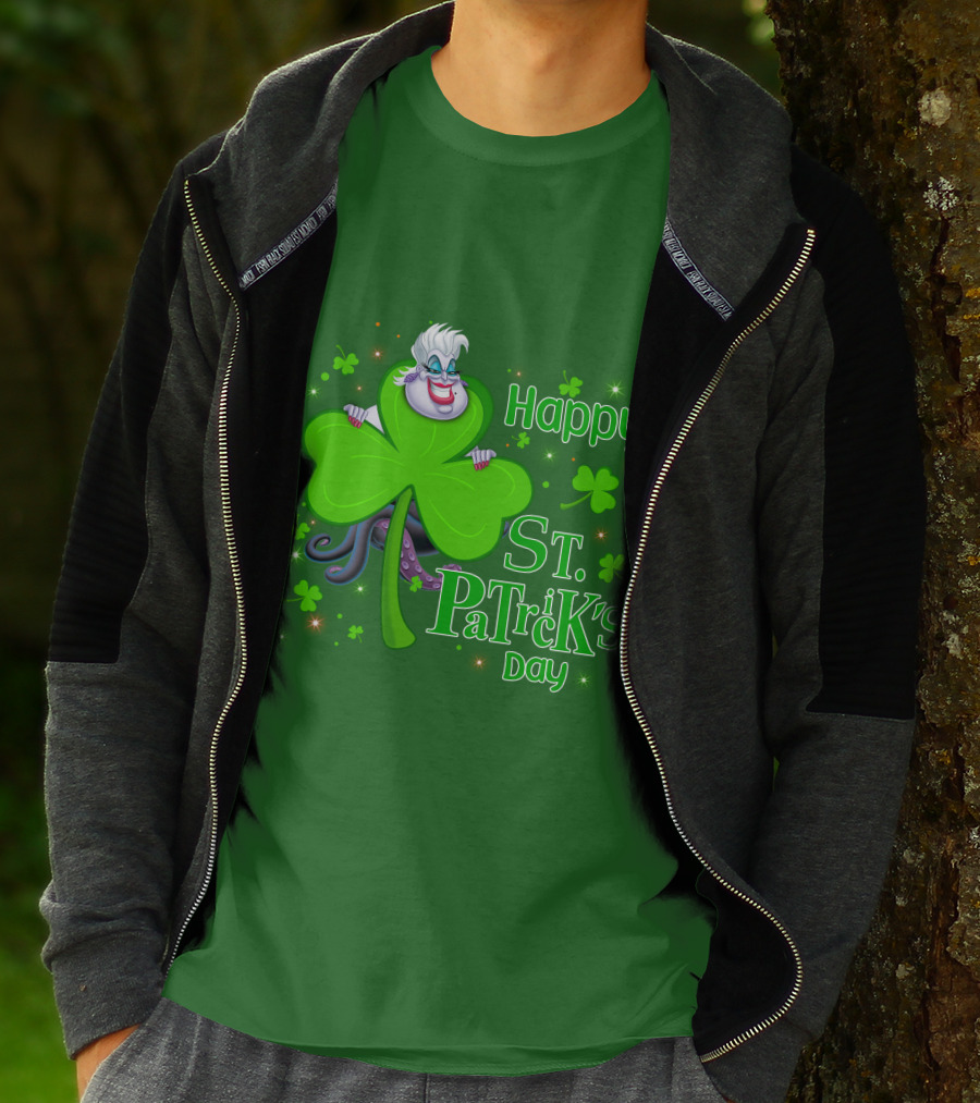 Happy St. Patrick's Day Ursula Shamrock T-Shirt