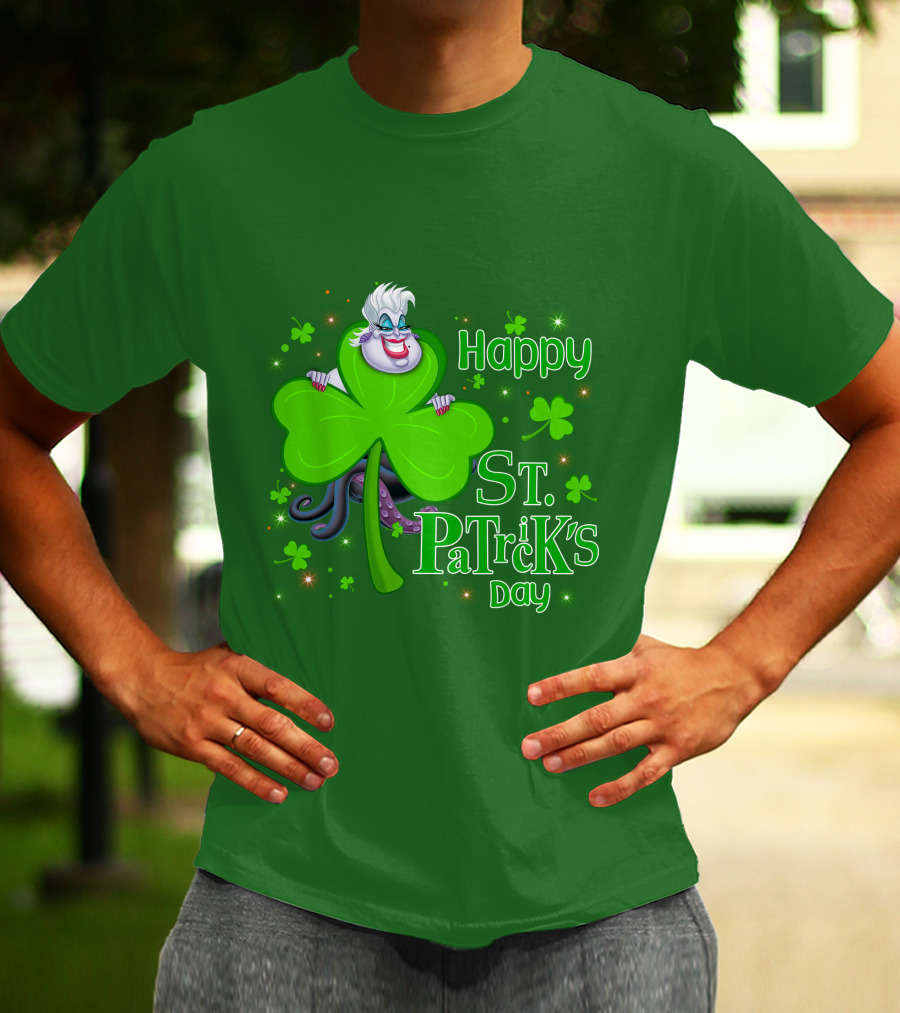 Happy St. Patrick's Day Ursula Shamrock T-Shirt