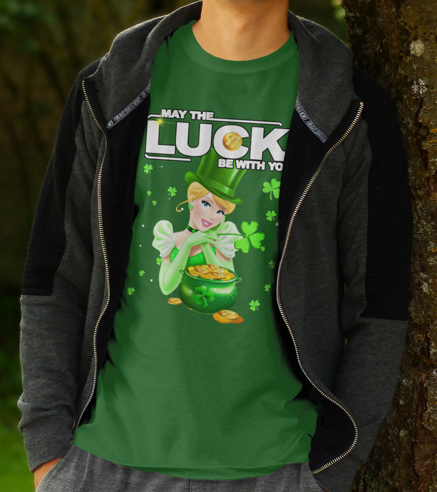 Cinderella May The Luck Be With You St. Patrick's Day T-Shirt
