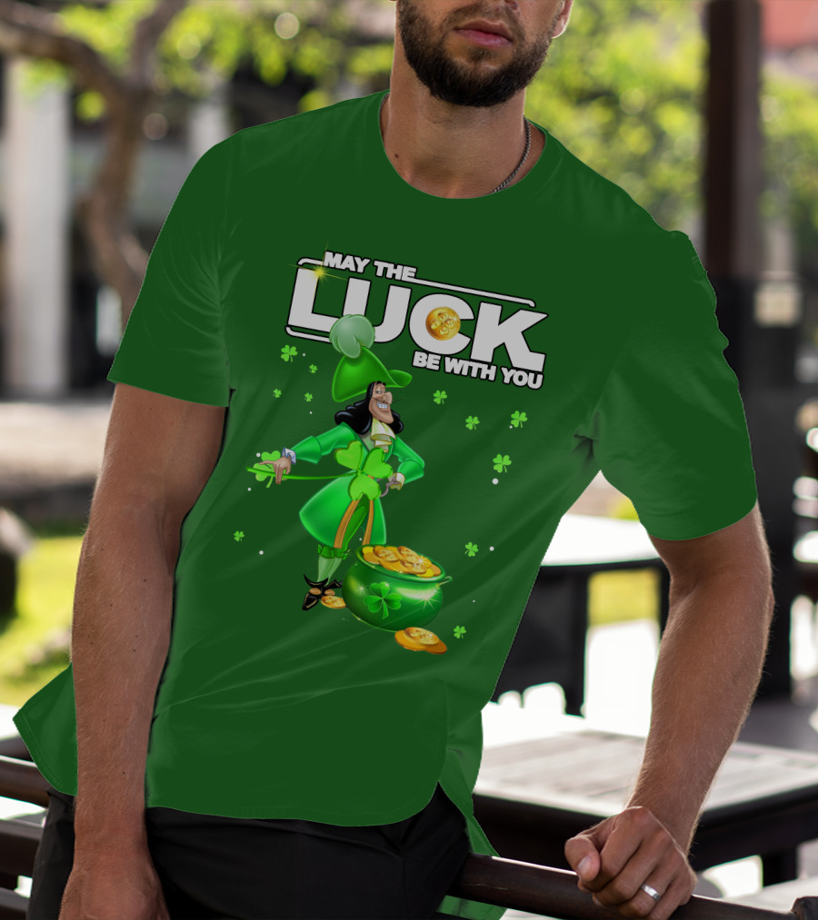 May The Luck Be With You St Patrick's Day Hook T-Shirt