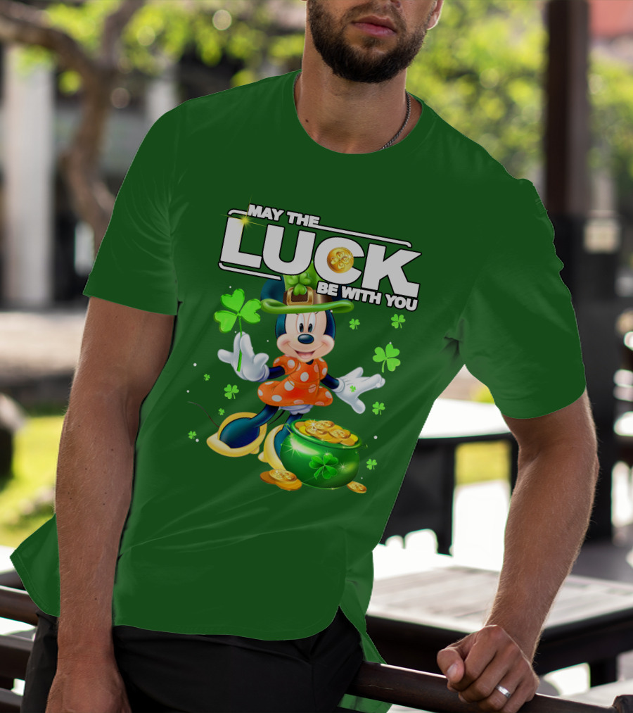 Minnie May The Luck Be With You St Patrick's Day T-Shirt