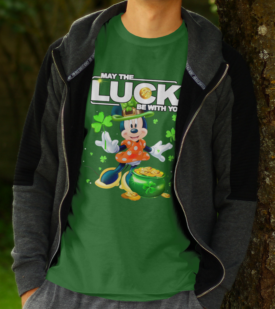 Minnie May The Luck Be With You St Patrick's Day T-Shirt