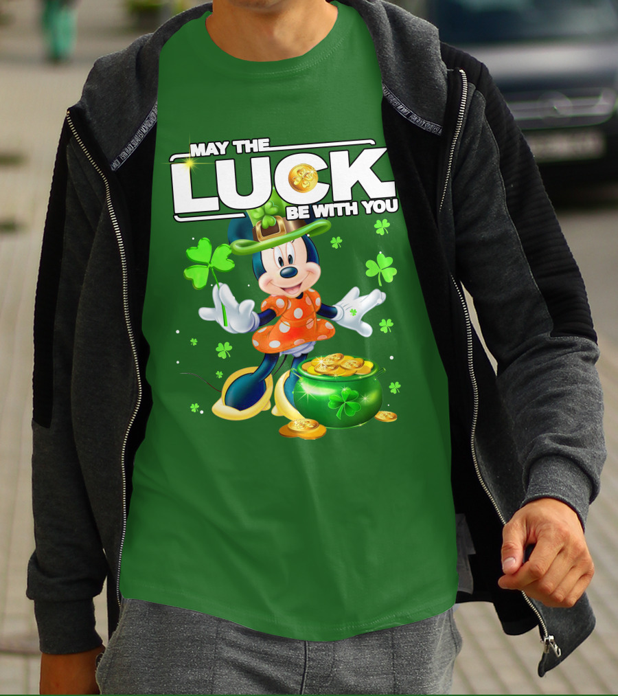 Minnie May The Luck Be With You St Patrick's Day T-Shirt