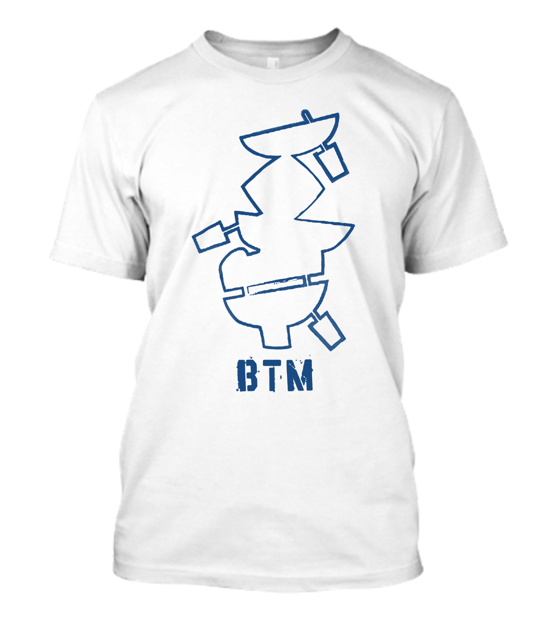 BTM Stacked Bowls Abstract Graphics T-Shirt