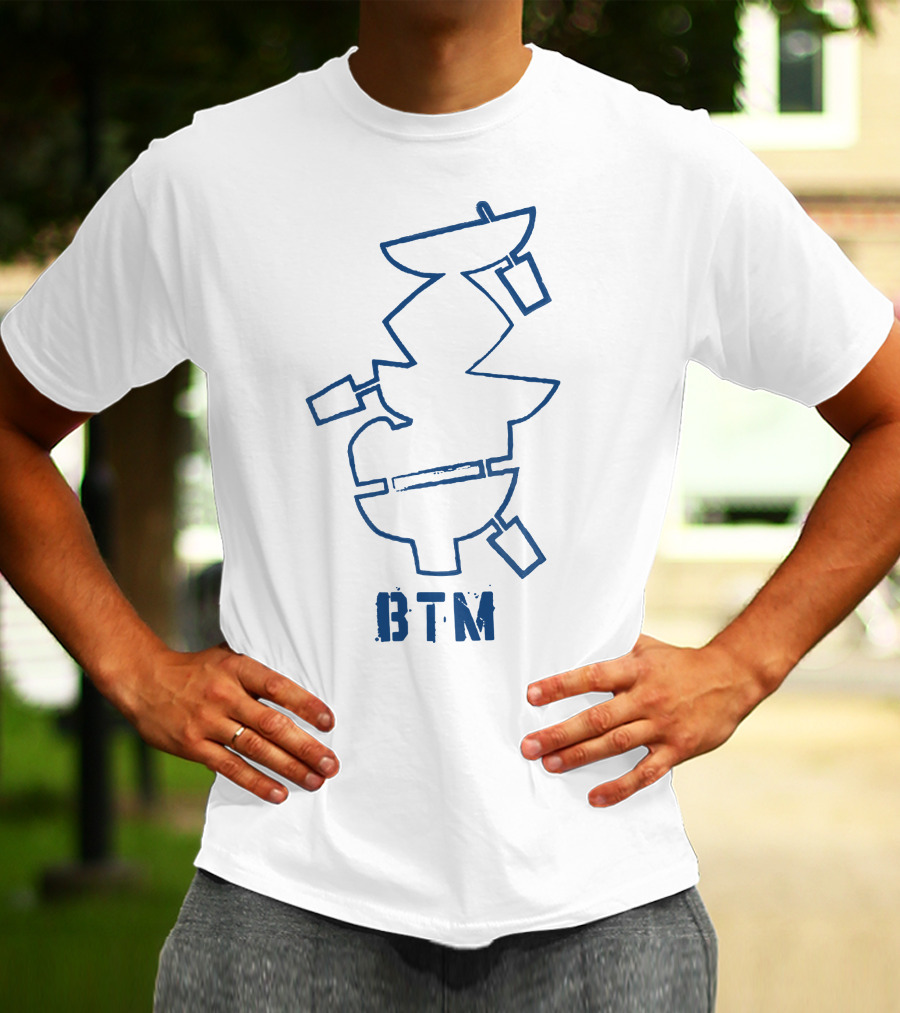 BTM Stacked Bowls Abstract Graphics T-Shirt