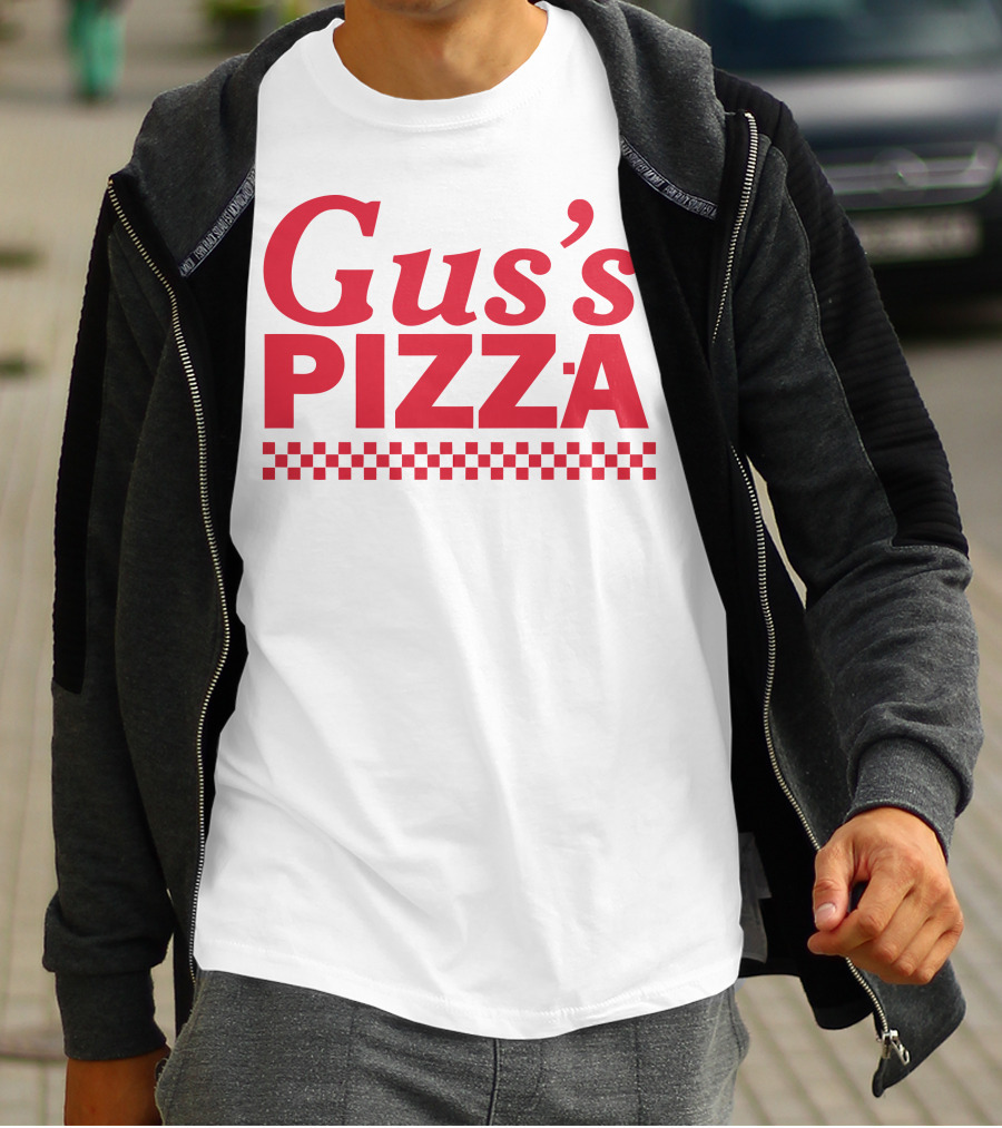 Gus's Pizza Checkered T-Shirt