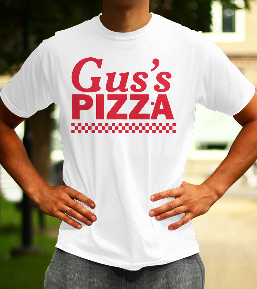 Gus's Pizza Checkered T-Shirt