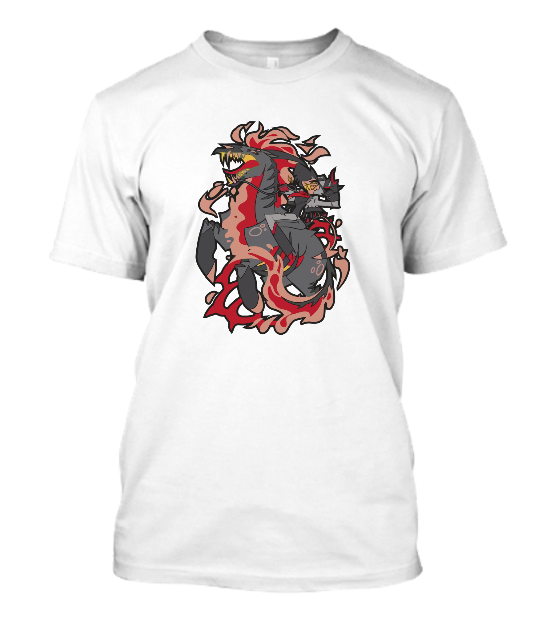 Stolas And Octavia Helluva Boss Demon Horse And Owl Characters T-Shirt