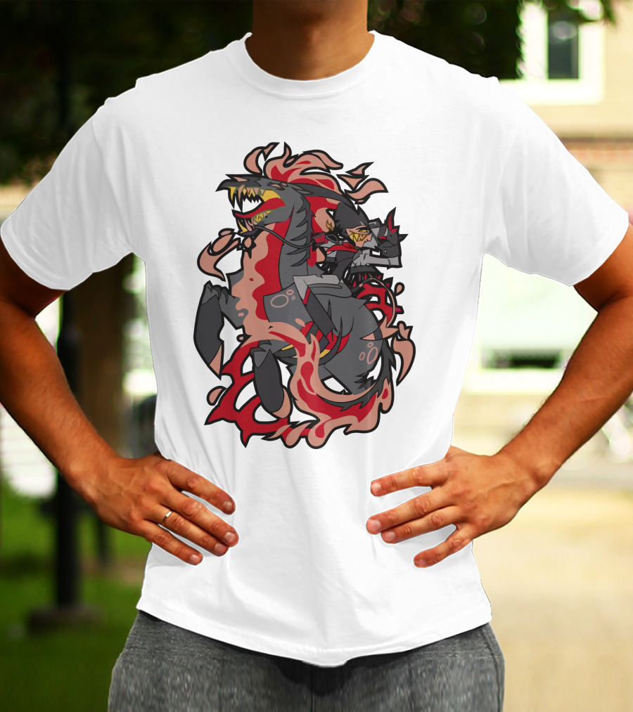 Stolas And Octavia Helluva Boss Demon Horse And Owl Characters T-Shirt