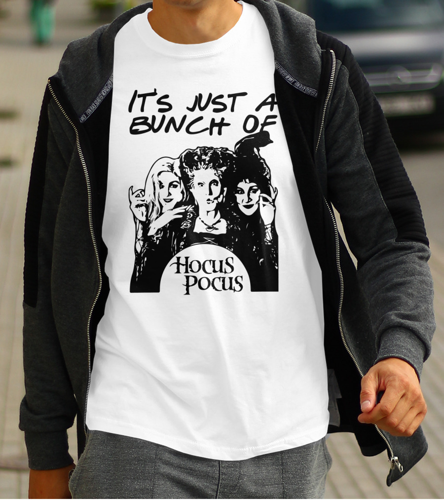 It's Just A Bunch Of Hocus Pocus Hocus Pocus Characters T-Shirt