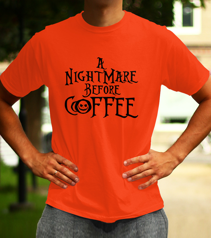 A Nightmare Before Coffee Jack Skellington T-Shirt