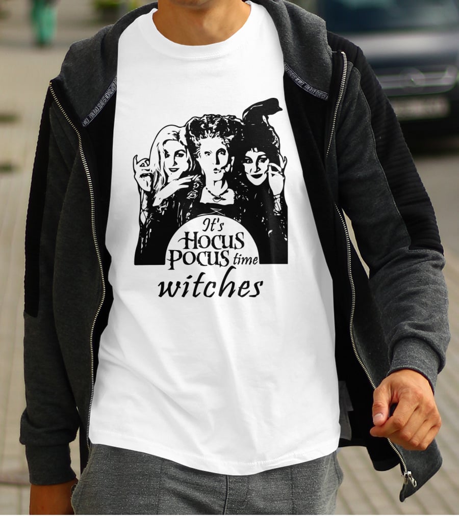 It's Hocus Pocus Time Witches T-Shirt