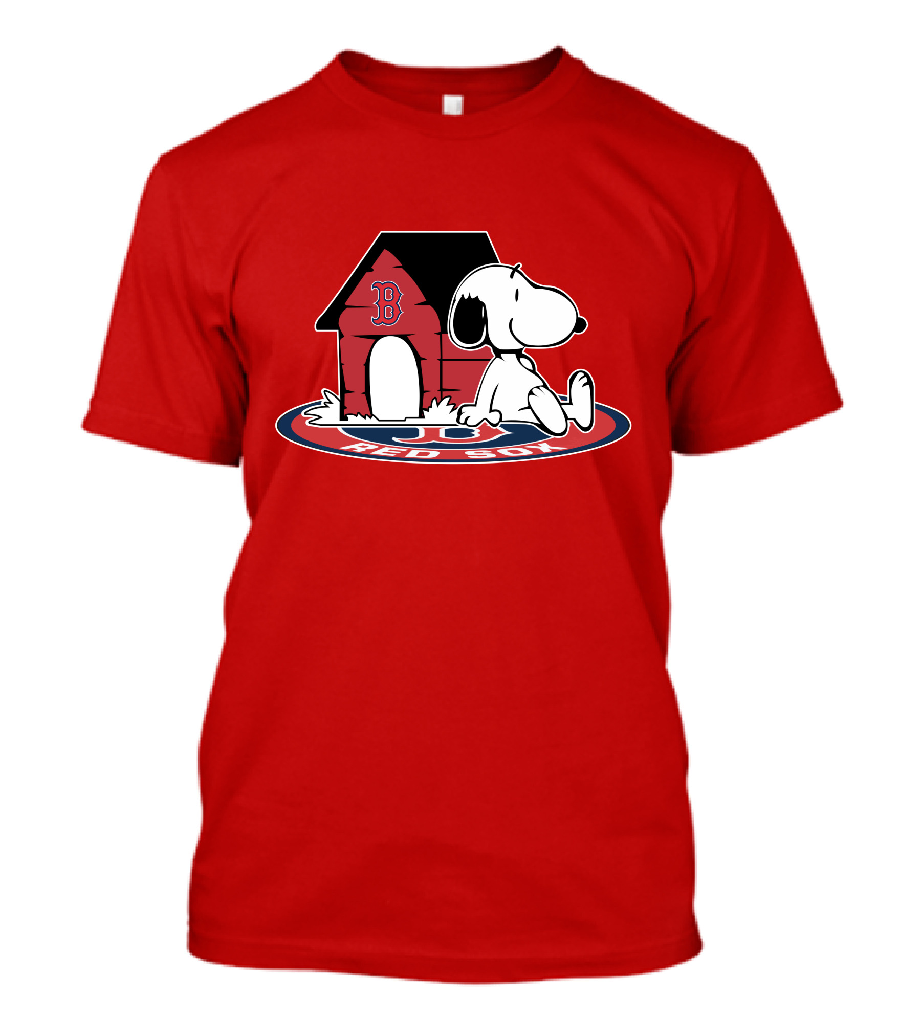 Snoopy Boston Red Sox Baseball Fan Forever T-Shirt