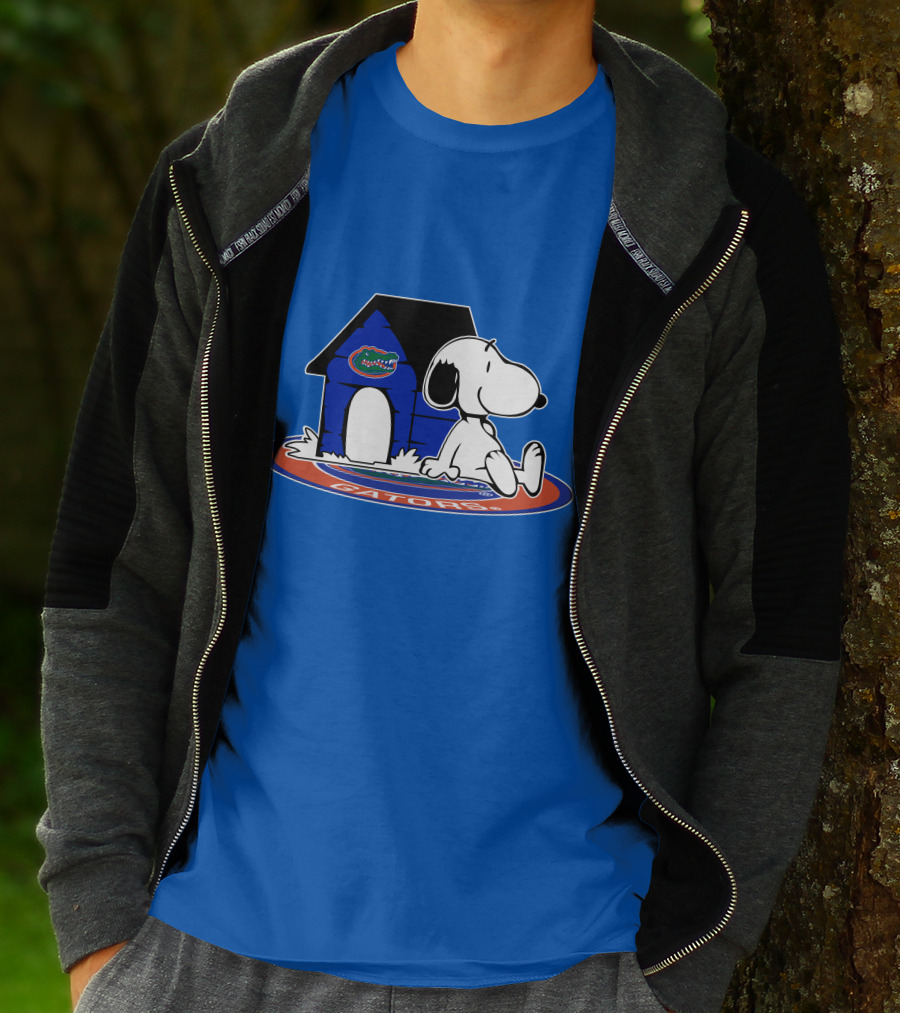 Snoopy Peanuts Florida Gators Fan Now And Forever Gators Football T-Shirt
