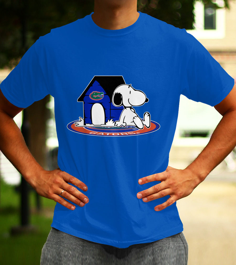 Snoopy Peanuts Florida Gators Fan Now And Forever Gators Football T-Shirt